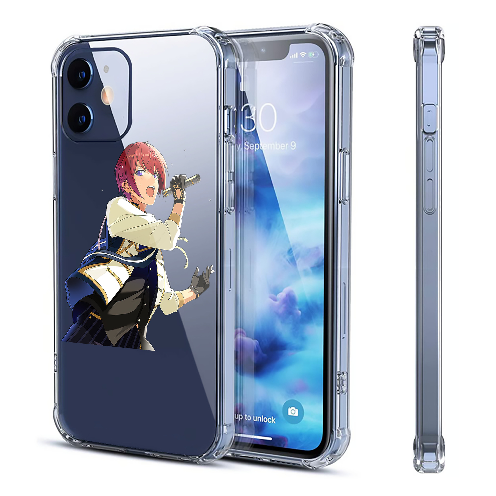 （画像用） あんさんぶるスターズ! Ensemble Stars 【iPhone 12シリーズ対応】透明スマホケース（クリアソフトケース）
